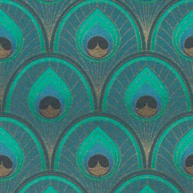 Peacock Feathers Italian Paper ~ Kartos Italy